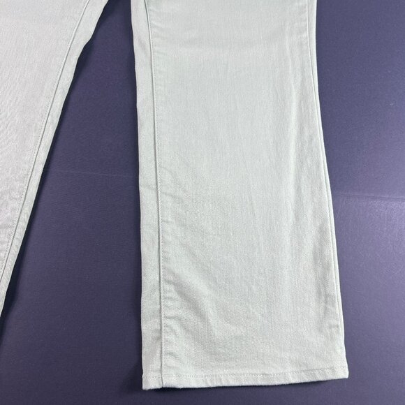 Not Your Daughters Jean Women Plus 42x28 High Rise Straight Green Denim Tag 20WT - Picture 5 of 16